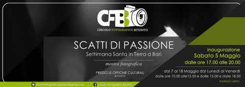 Bitonto, Scatti di passione: alle Officine culturali mostra sulla Settimana Santa